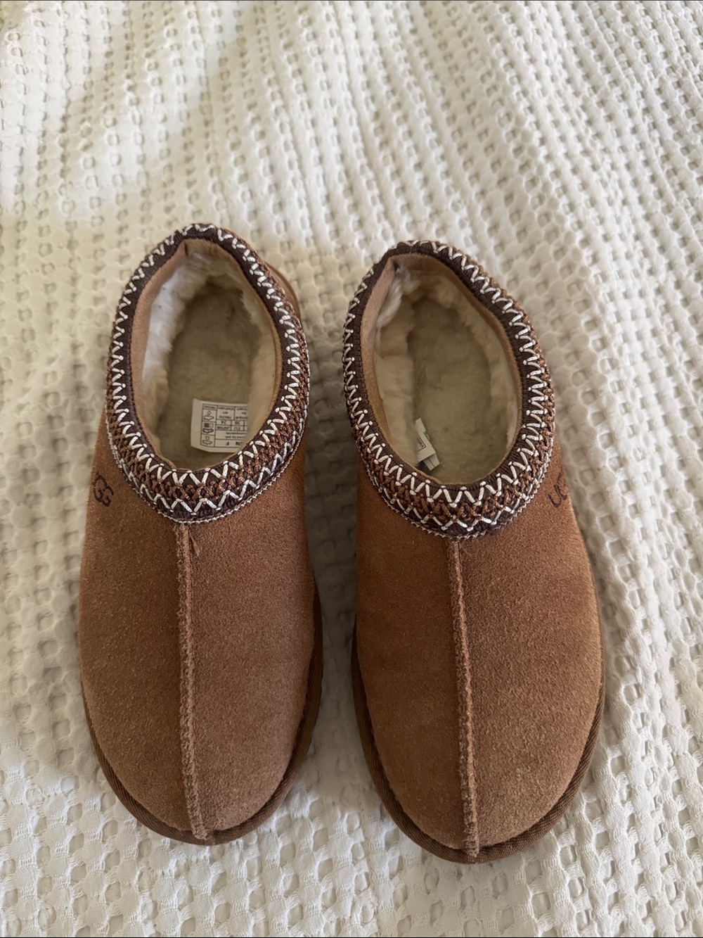 Women’s Ugg Tasman Cozy Slip-On Slippers in Brown